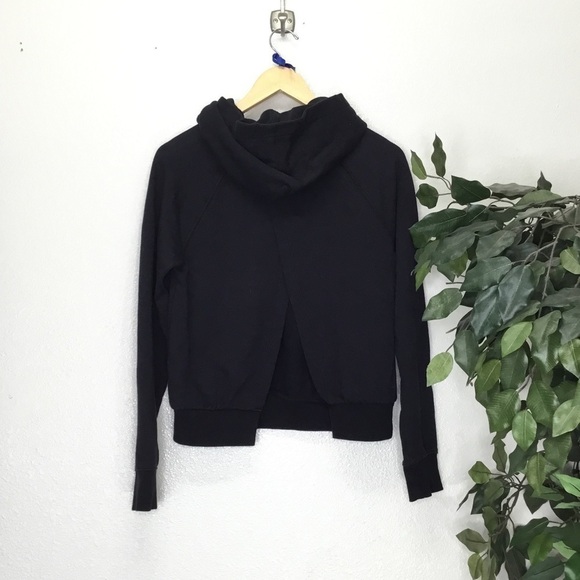 Athleta Black Criss Cross Back Hoodie - Picture 6 of 7